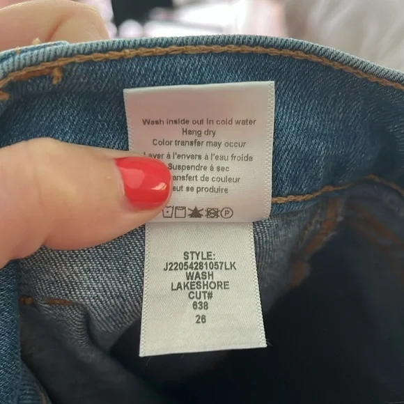 Veronica Beard Sheridan High Rise Bell Bottom Jeans, Lakeshore - 26 - Picture 10 of 10